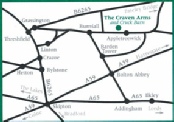Map to the Craven Arms